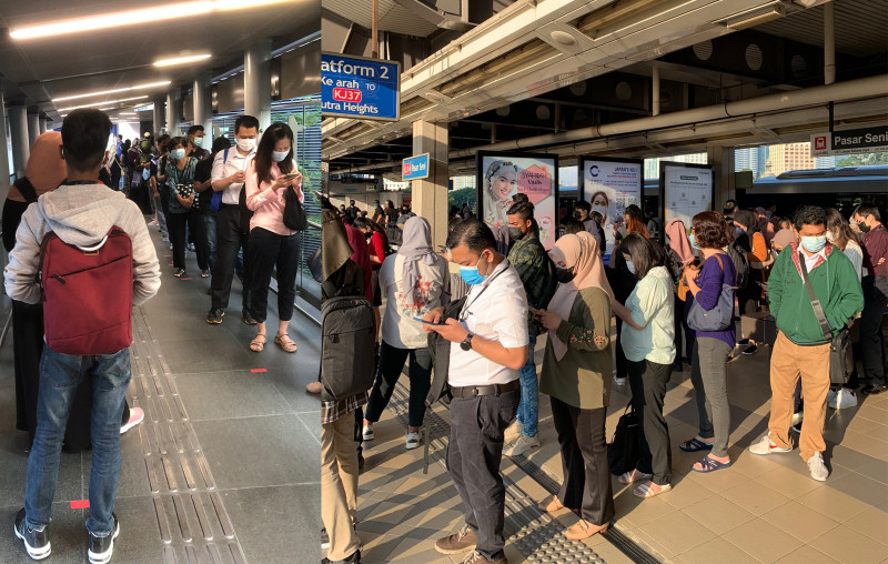 Rush-hour LRT, MRT users frustrated over ‘minutes-long’ wait