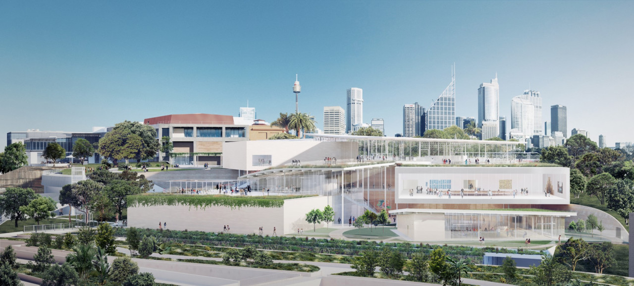 Image of the Sydney Modern Project as produced by Kazuyo Sejima + Ryue Nishizawa / Sanaa. – Pic courtesy of Art Gallery of NSW