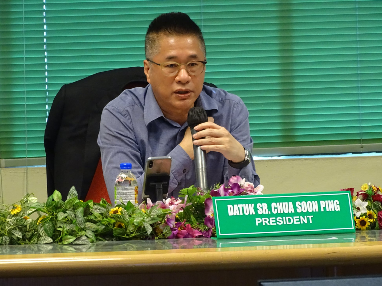 Shareda president Datuk Chua Soon Ping says association members are told to not compete with one another, so as to prevent a property overhang. – Shareda Association Facebook pic, April 22, 2021