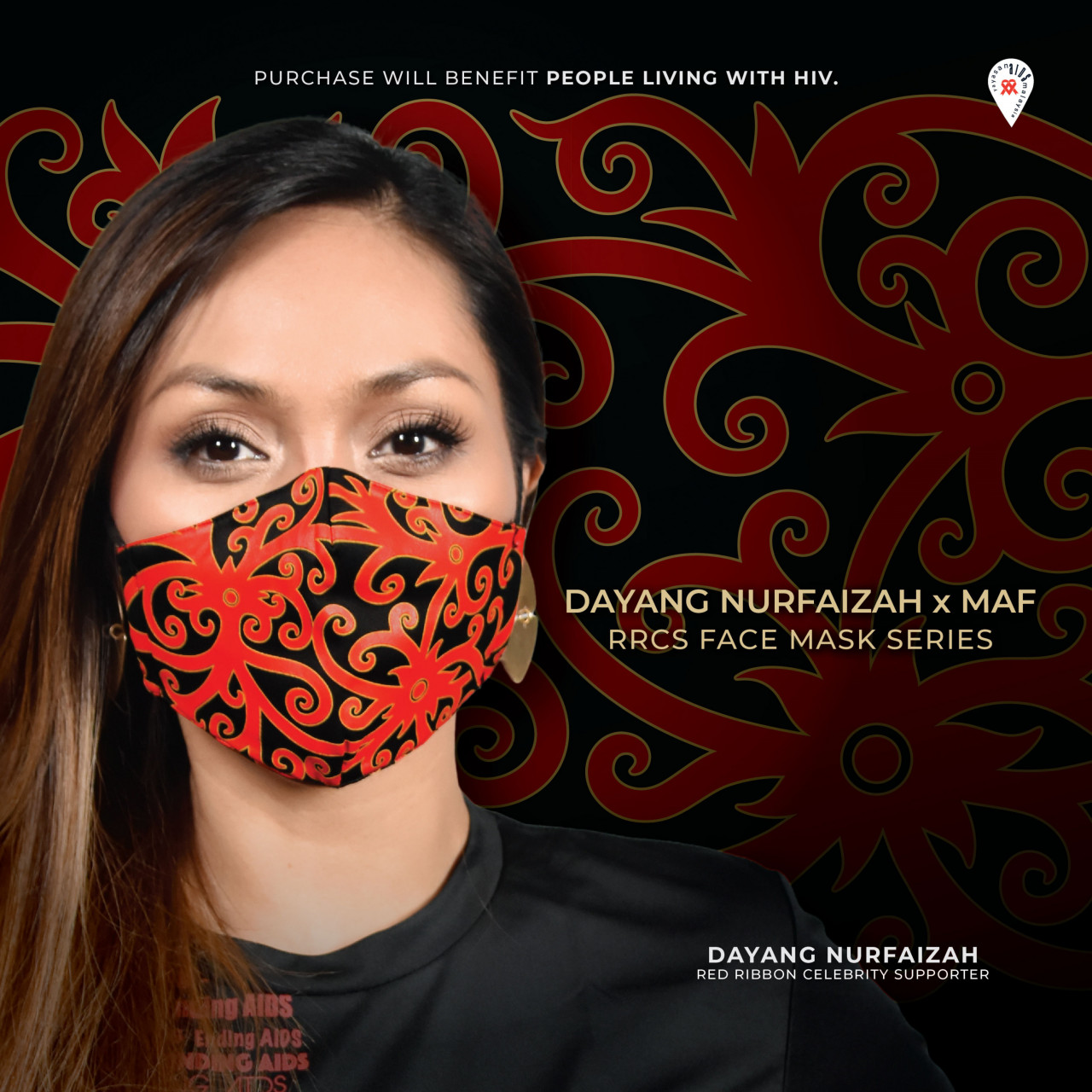 'It is timely as face masks are mandatory as a daily necessity,' says Dayang Norfaizah. – Pic courtesy of Malaysian AIDS Foundation