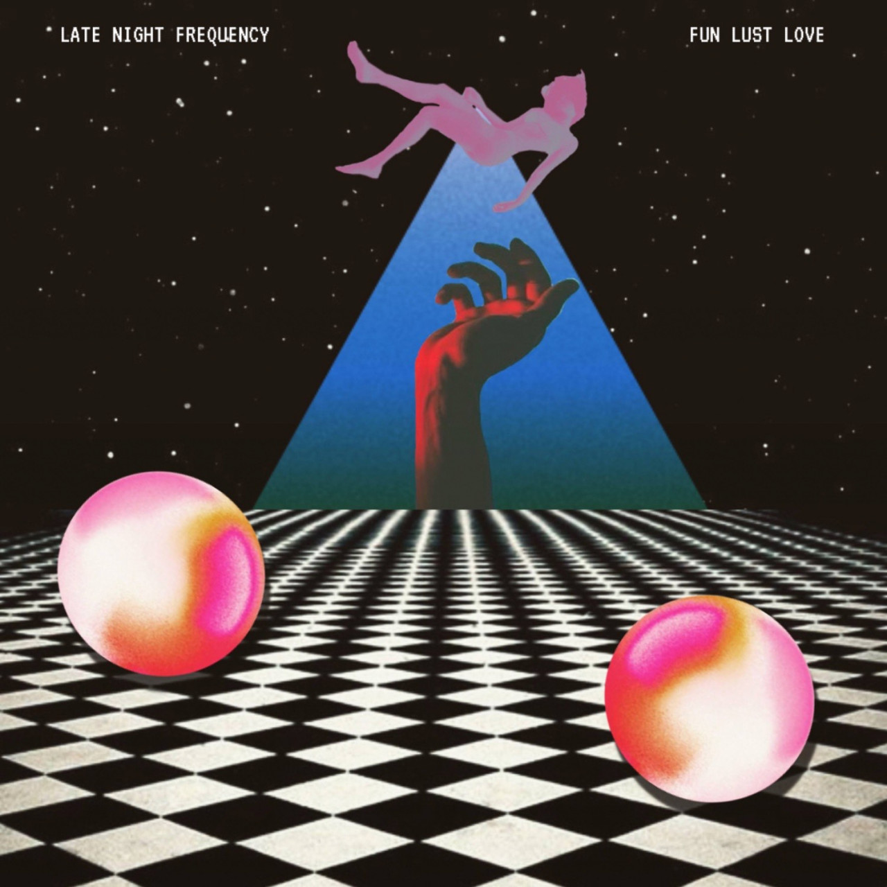 'Fun Lust Love' infuses city pop and a modern take on the 80s vibe. - Cover art courtesy of Late Night Frequency