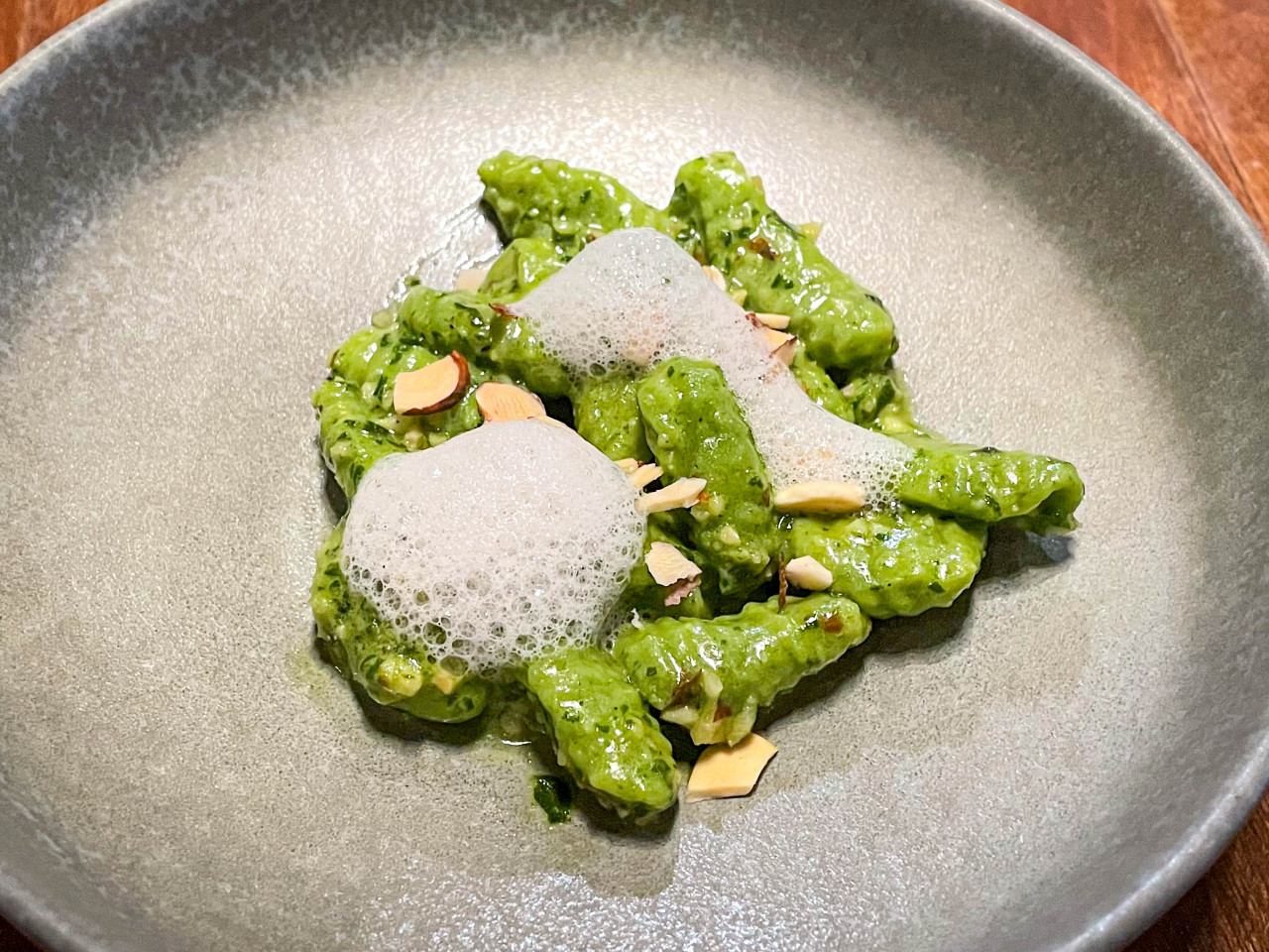 The kinky-kale cavatelli. The almonds provided the necessary crunch. – HAIKAL FERNANDEZ/ The Vibes pic