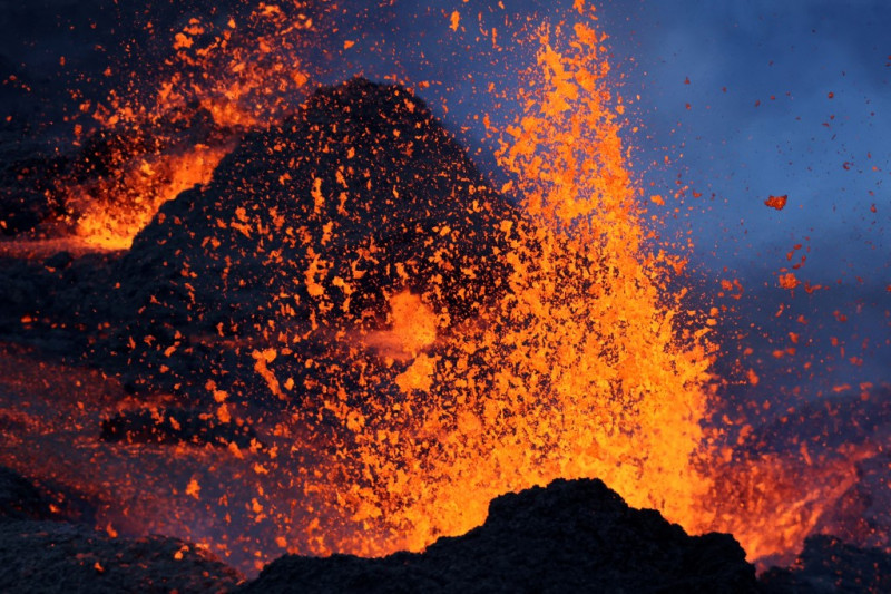 French volcano enthusiasts camp out to skirt curfew