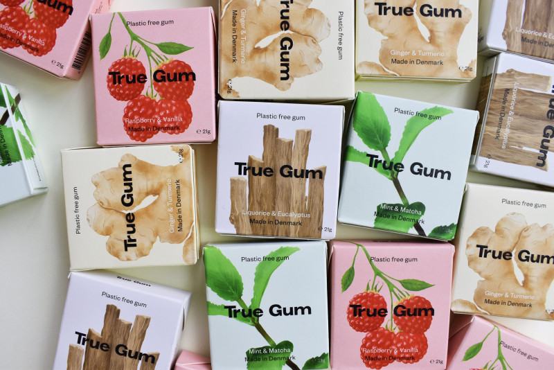 True Gum, the new non-polluting chewing gum 