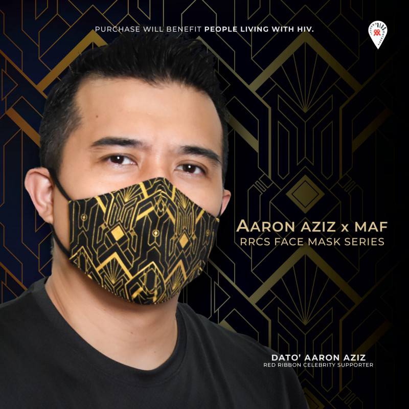 Malaysian AIDS Foundation kicks off face mask series with Aaron Aziz, Dayang Nurfaizah