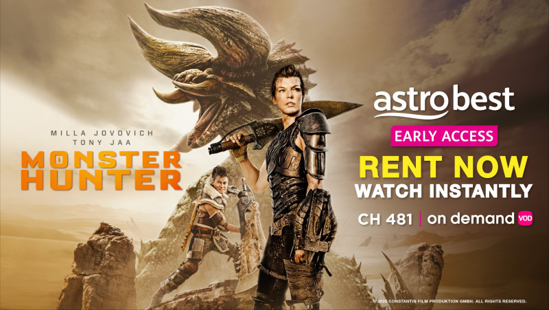 Stream action-fantasy film ‘Monster Hunter’ on Astro and stand to win prizes