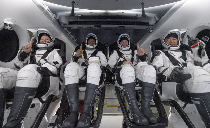 ISS astronauts splash down off Florida on SpaceX craft