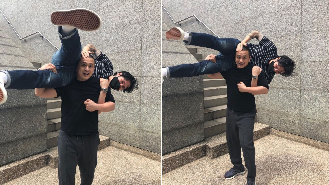 Arnold and Ean find they have been fortunate during the lockdown where they still get to go to work and collaborate. – Instagram/@eancredible pic