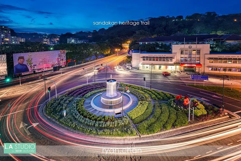 The Malaysia Fountain was named to commemorate the independence of Sabah through the formation of Malaysia on September 16, 1963. – Sandakan Heritage Trail Facebook pic