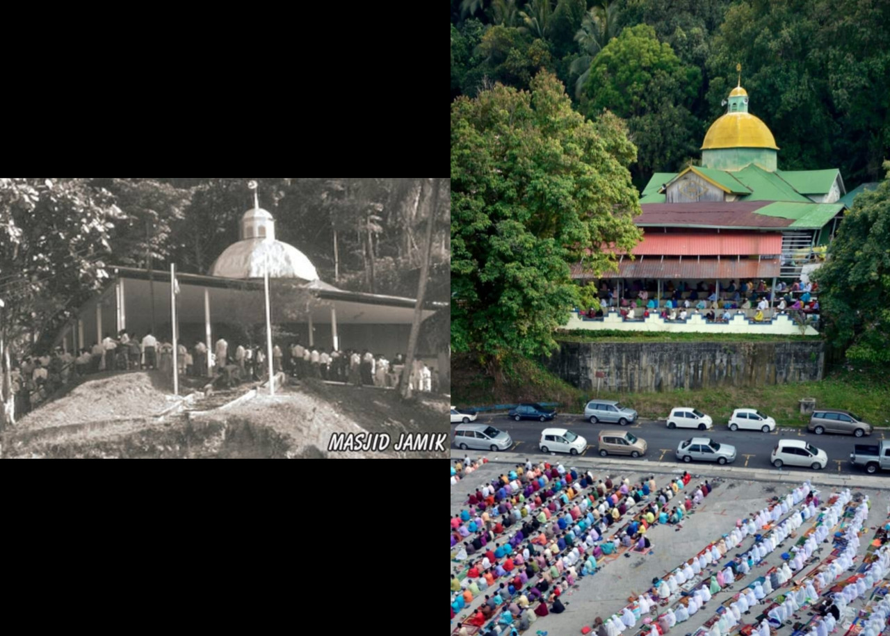 Masjid Jamik is the oldest mosque in Sandakan, built in 1887. – Sandakan Heritage Trail Facebook pic