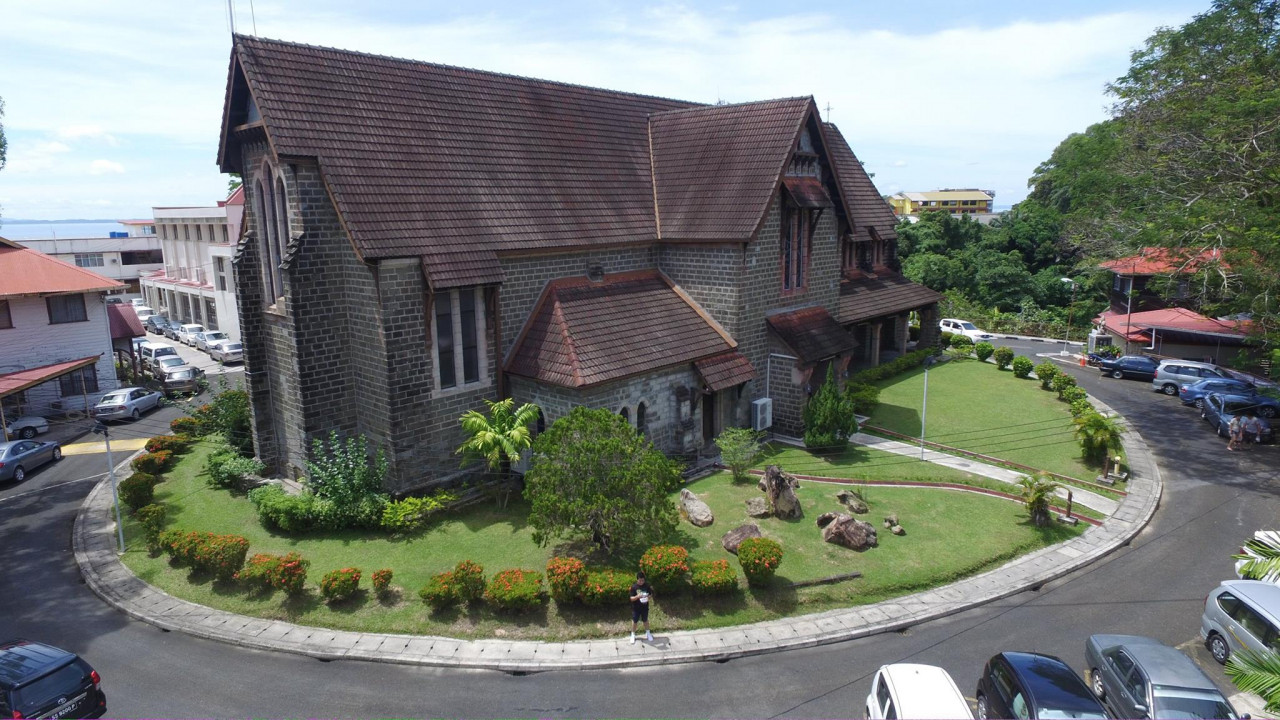 St Michael’s and All Angels Church was the first stone building erected on Sabah soil with its construction started in 1890. – Sandakan Heritage Trail Facebook pic 