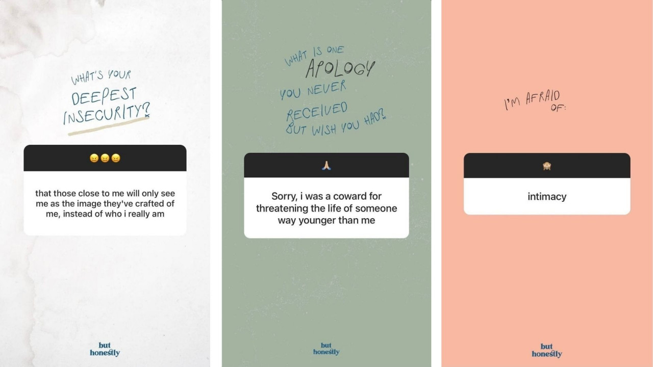 Instagram responses from But Honestly followers. – Pic courtesy of Instagram/@buthonestly.co