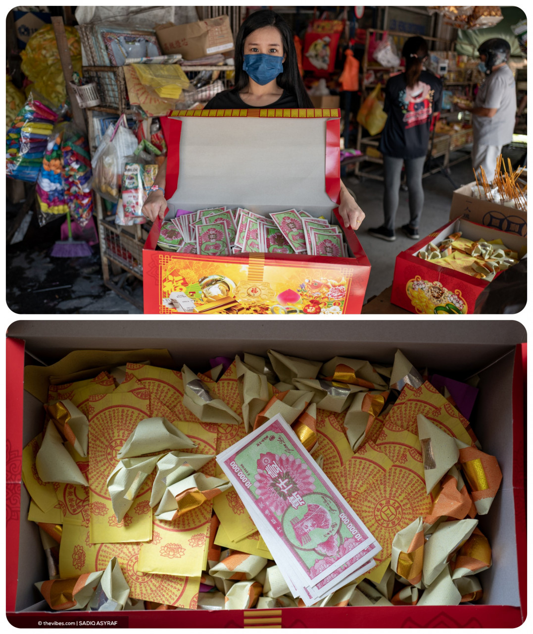 Paper offerings meant to be burned during the ritual to appease spirits during the ghost month. – Sadiq Asyraf/The Vibes pic
