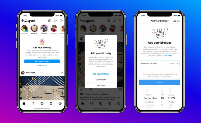 Instagram wants to know your birthday – and it's for your own good