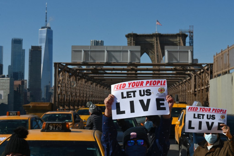 Pandemic threatens New York's iconic yellow taxis