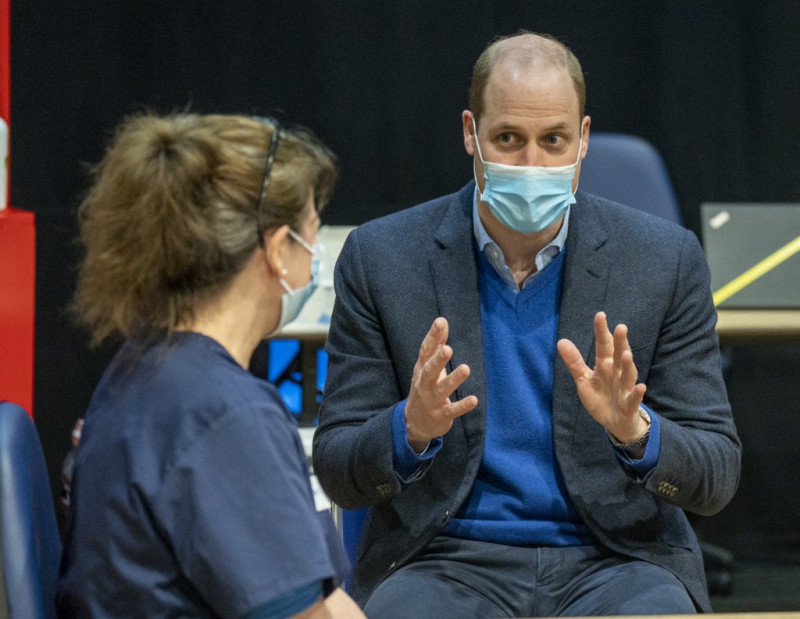 Prince William warns social media 'awash' with vaccine lies