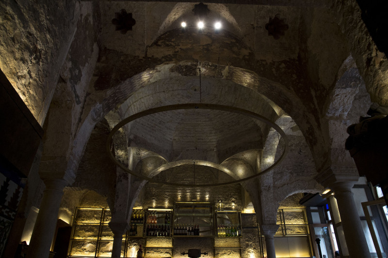 Inside a bar in Seville, a hidden 12th-century hammam is found