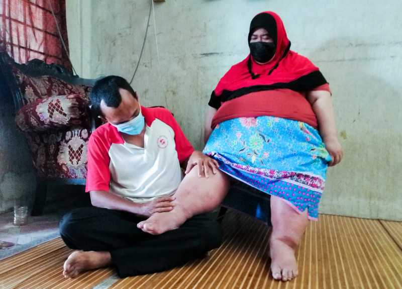 After slipping into coma, 150kg Kelantanese woman vows better health