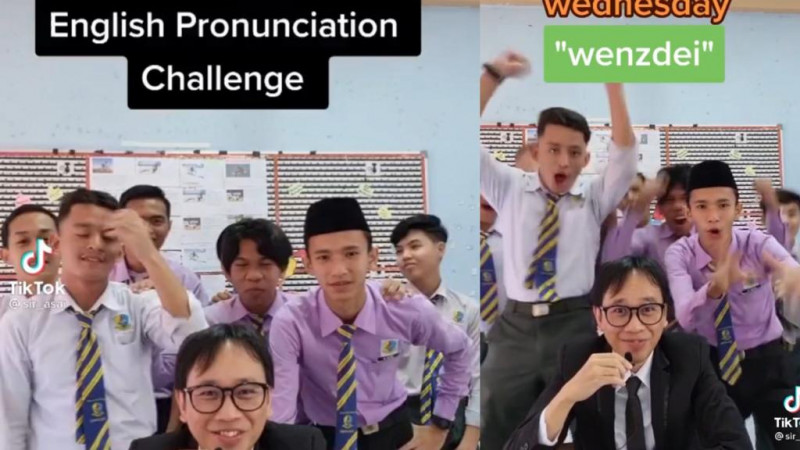 Teacher in Kelantan wins netizens’ approval promoting English via TikTok  