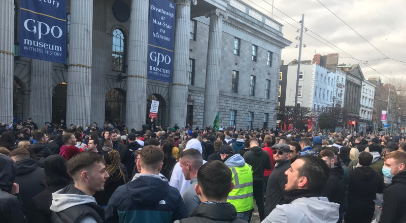 ‘Let Ireland live’: 23 arrested in anti-lockdown rally