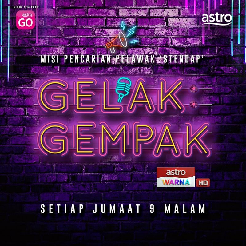 RM25,000 awaits winner of ‘Gelak: Gempak’, a new comedy competition