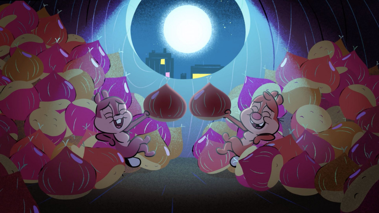 The series follows nervous worrier, Chip, and laid-back dreamer, Dale, who are trying to live the good life in a big city park while having giant-sized, sky-high adventures. — Pic courtesy of ©Disney, All Rights Reserved