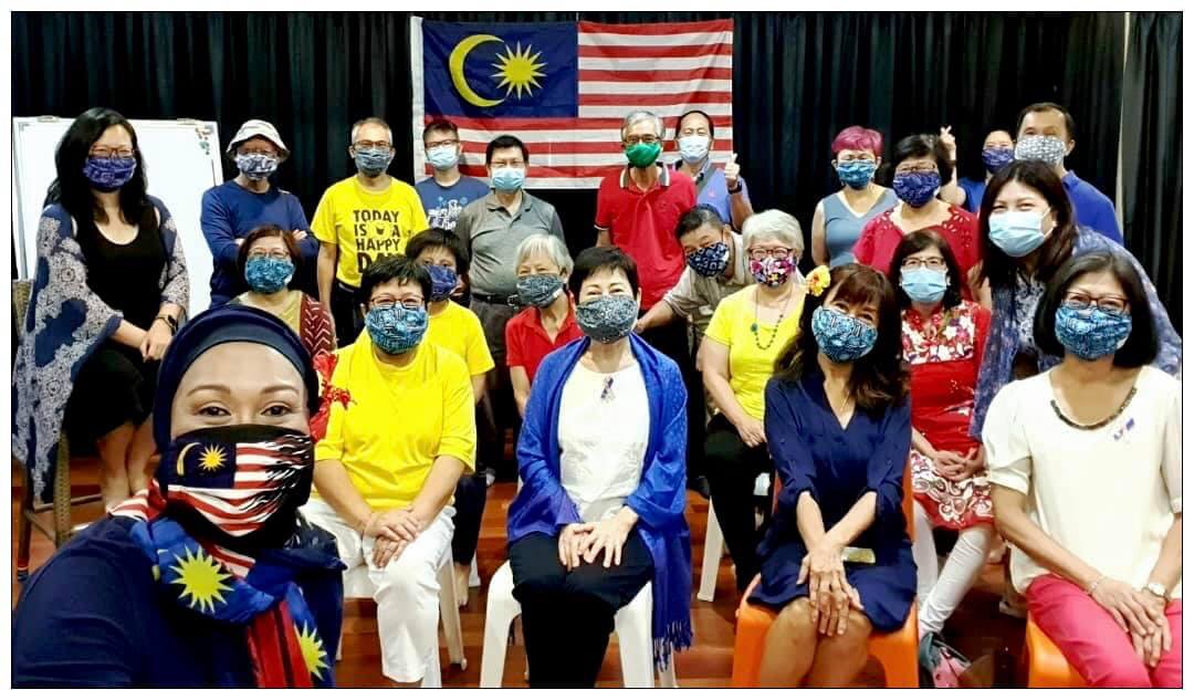 Because of pandemic conditions, last year's singalong had to be a hybrid event. – Pic courtesy of Cheryl Teh