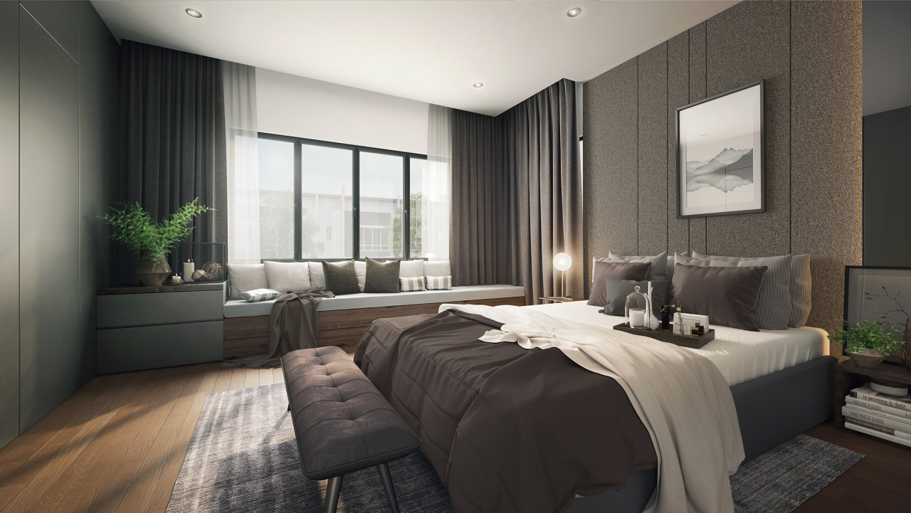 All Clover home bedrooms are large enough to fit king-sized beds. – Sendayan pic