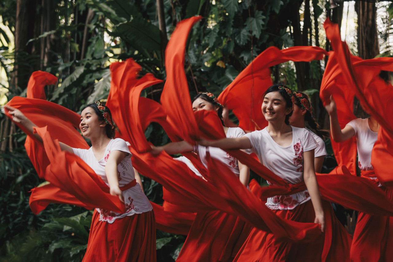 Dancers of the Performing Arts of Todern at Sutra House, 2020. – Photo by S. Magendran