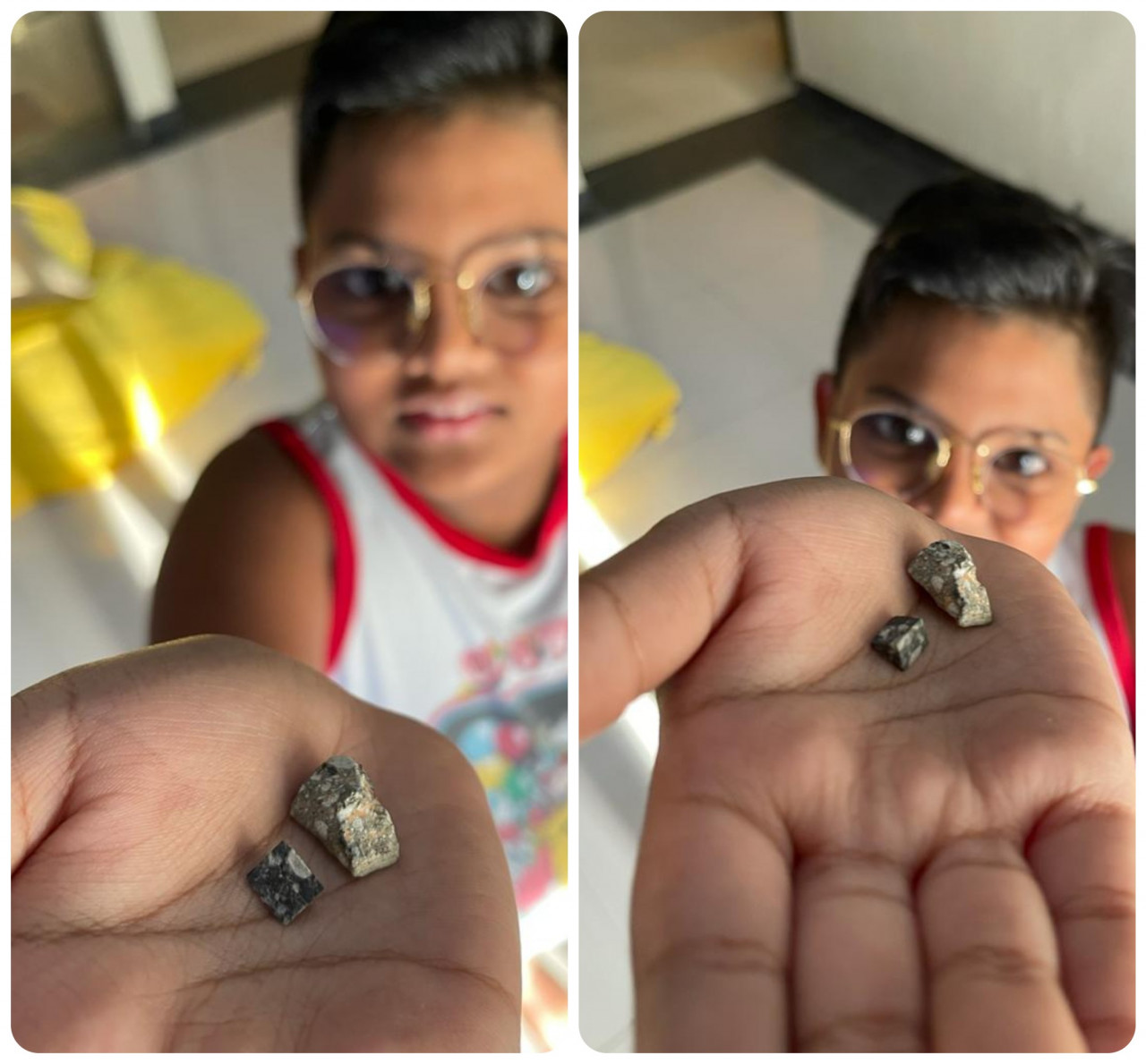 Collecting moon rocks and meteorites are just one aspect of the family's fascination with space. – Pic courtesy of Annamalai Muthu
