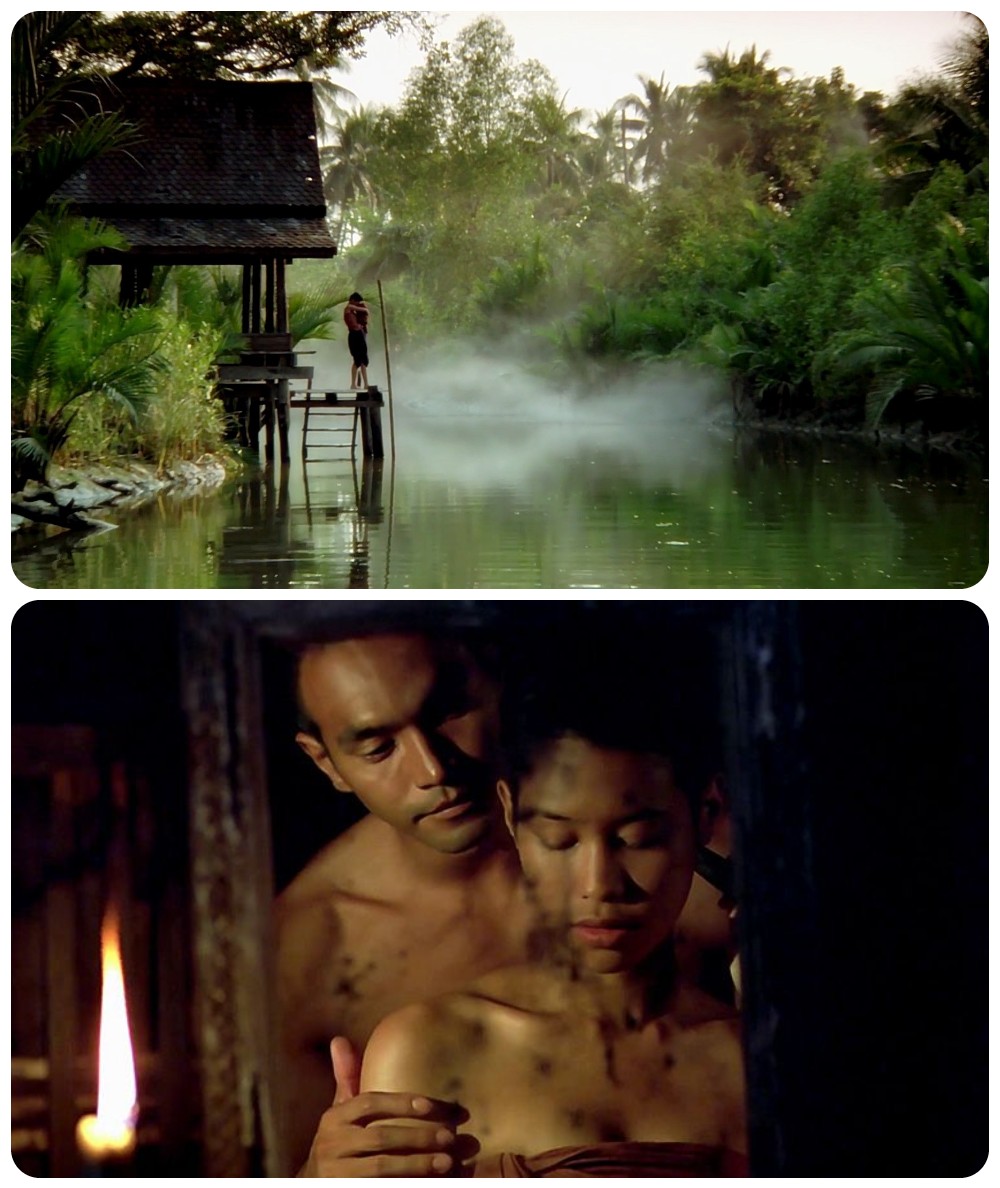 The story ‘Nang Nak’ is set in early 19th century Thailand (or Siam), in the village of Phra Khanong (now district of Bangkok). It is focused on the relationship between Mak (Winai Kraibutr), husband to his beautiful wife, Nak (Intira Jaroenpura). - Google pic