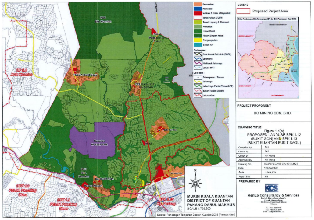 Some 40% of Kg Felda Bukit Goh residents have land on the proposed bauxite mining site. – KenEp Consultancy & Services pic, July 14, 2021