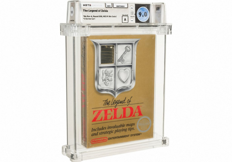 Zelda game cartridge sells for ‘world record’ US$870,000 