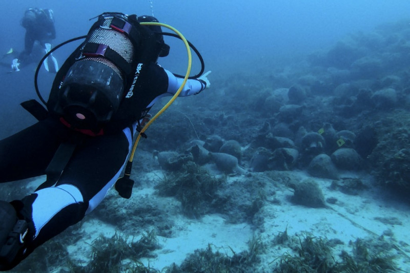 Greece’s first underwater museum opens ancient world to dive tourists