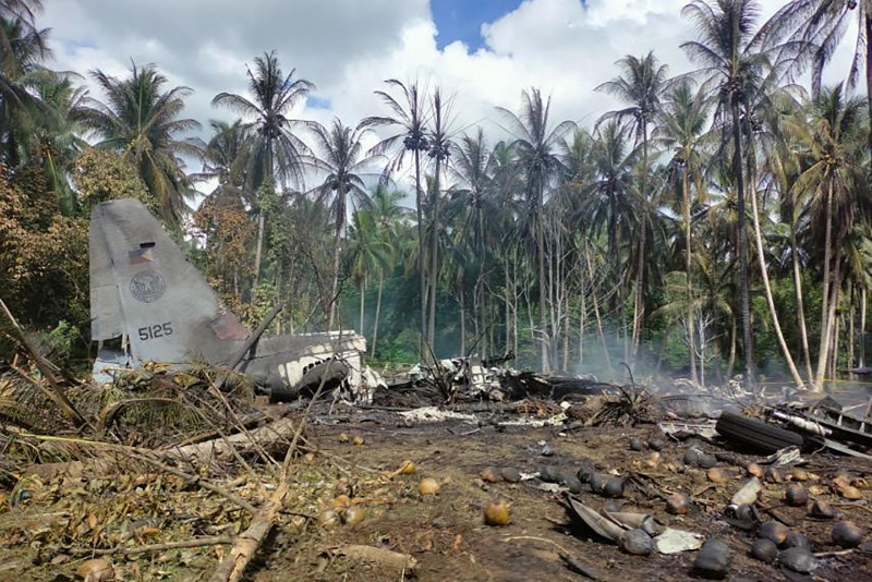 Philippine military plane crash fatalities hit 50