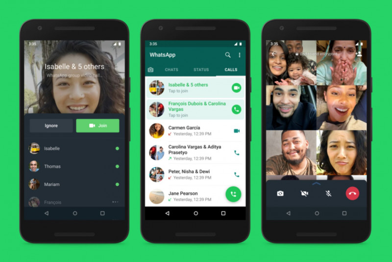 You can now join group calls in progress on WhatsApp
