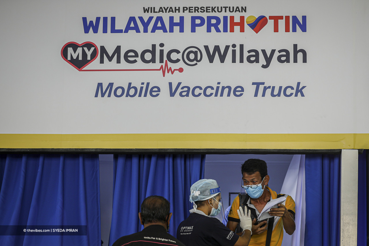 The MyMedic@Wilayah mobile truck will help speed up the National Covid-19 Immunisation Programme. – The Vibes pic, June 7, 2021