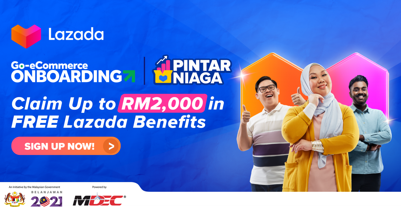 Lazada is giving a number of incentives for SMEs to go digital. – Pic courtesy of Lazada