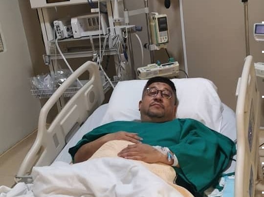 Syed Mohammed Idid being warded with Covid-19. He hopes that people stop taking this pandemic ever so lightly. – Pic courtesy of Syed Mohammed Idid, June 29, 2021