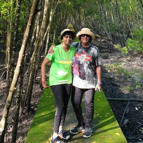 I enjoy many outdoor activities with Nanthini and this time after surviving the Covid-19 I have a better appreciation of life. - Pic courtesy of Dharsini Ganeson