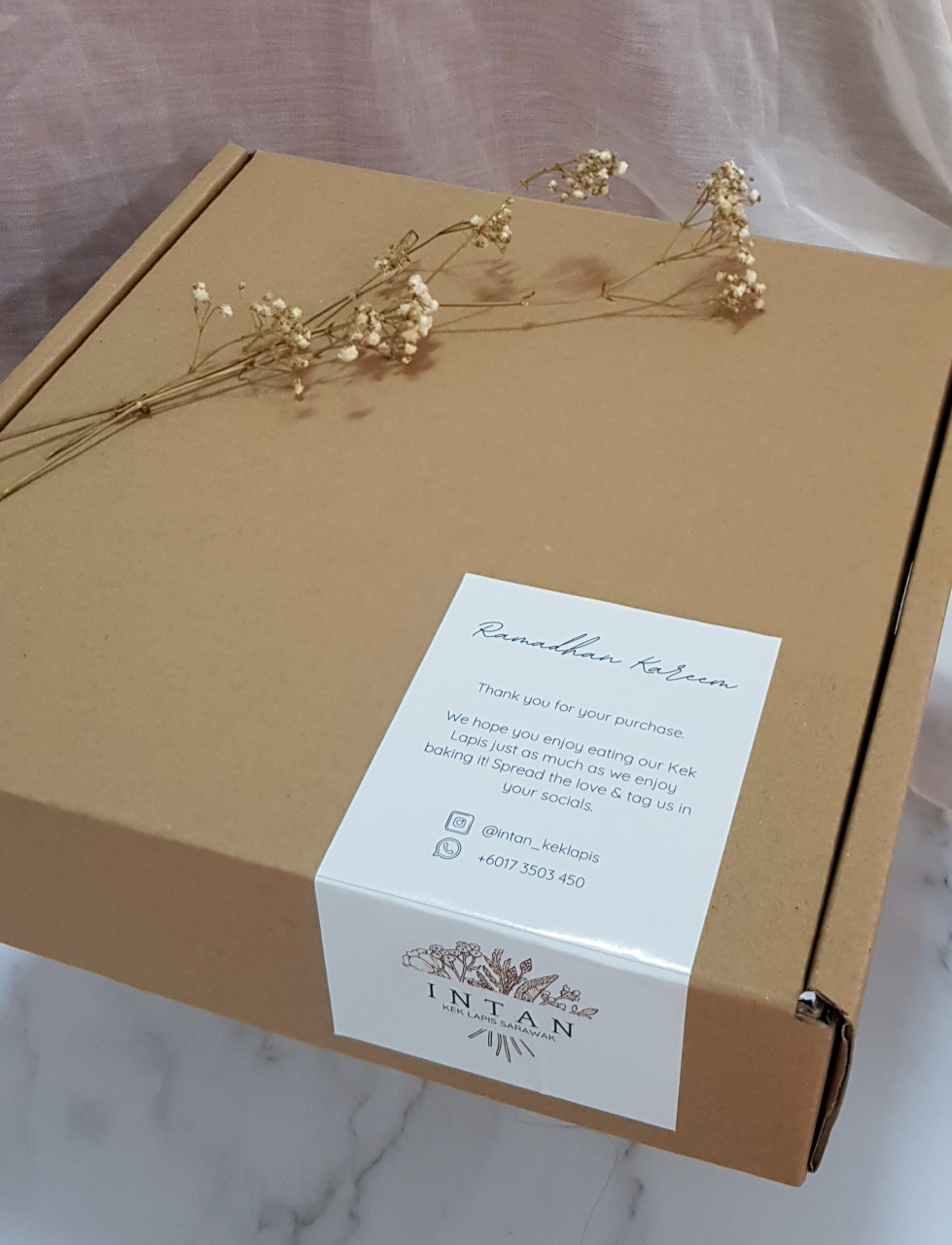 Intan Kek Lapis Sarawak launched their Shopee store just a few weeks before Raya. – Pic courtesy of Shopee