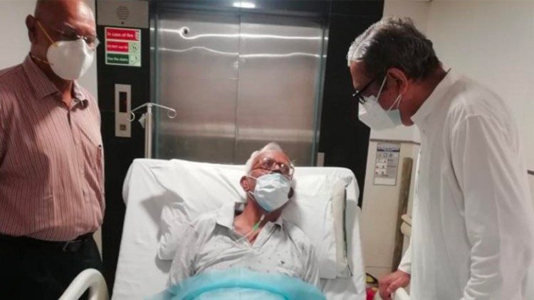 Fr Stan Swamy stayed on defiantly right unto his deathbed for his convictions, even writing a poem … 'The Caged Bird Can Still Sing'. – Pic courtesy of Vatican News