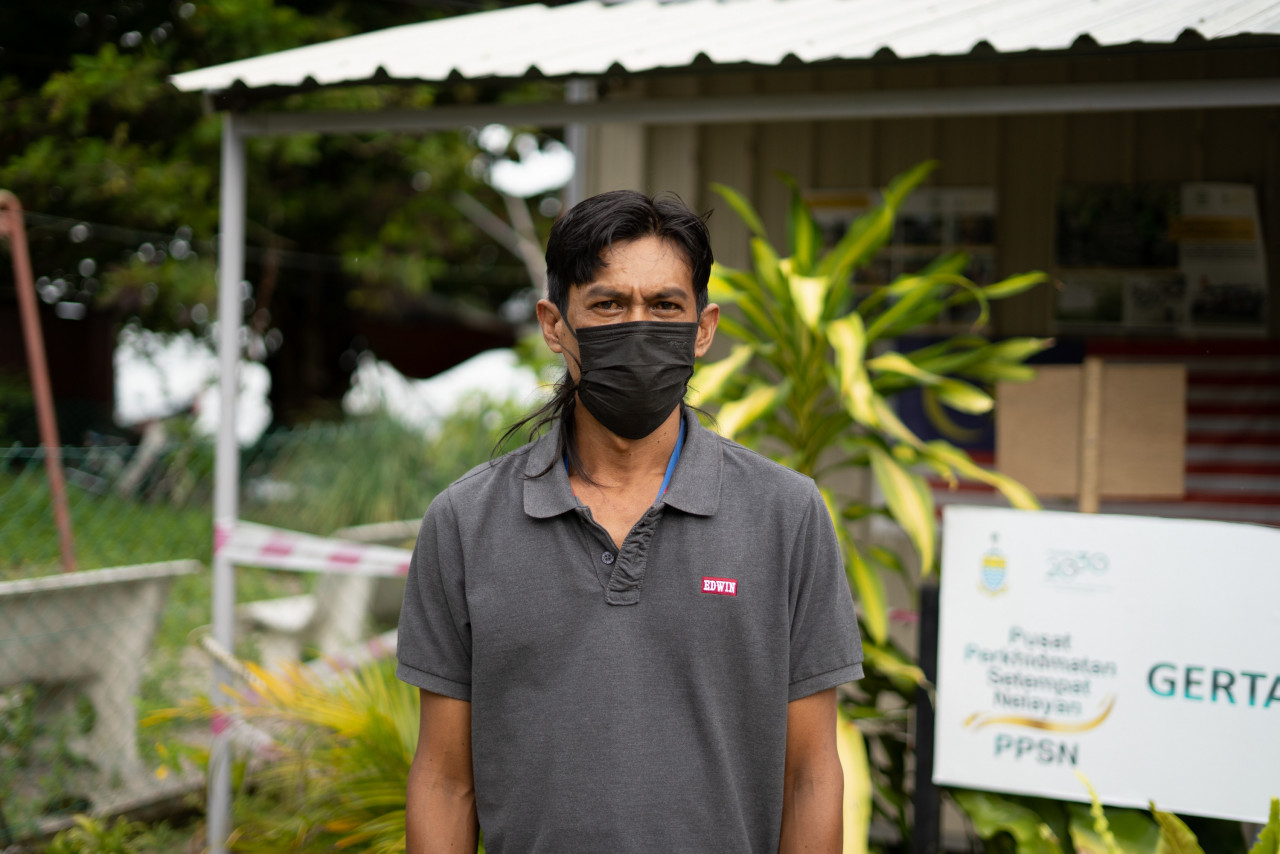 Shamsar Hashim, a fisherman for 15 years, says the reclamation project has ‘given hope to our people’. – The Vibes pic, June 23, 2021
