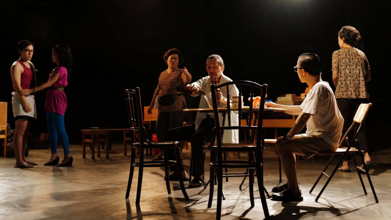 The live performance component of BODY X The Culprit that audiences need to study for clues. – Pic courtesy of BODY X Productions 
