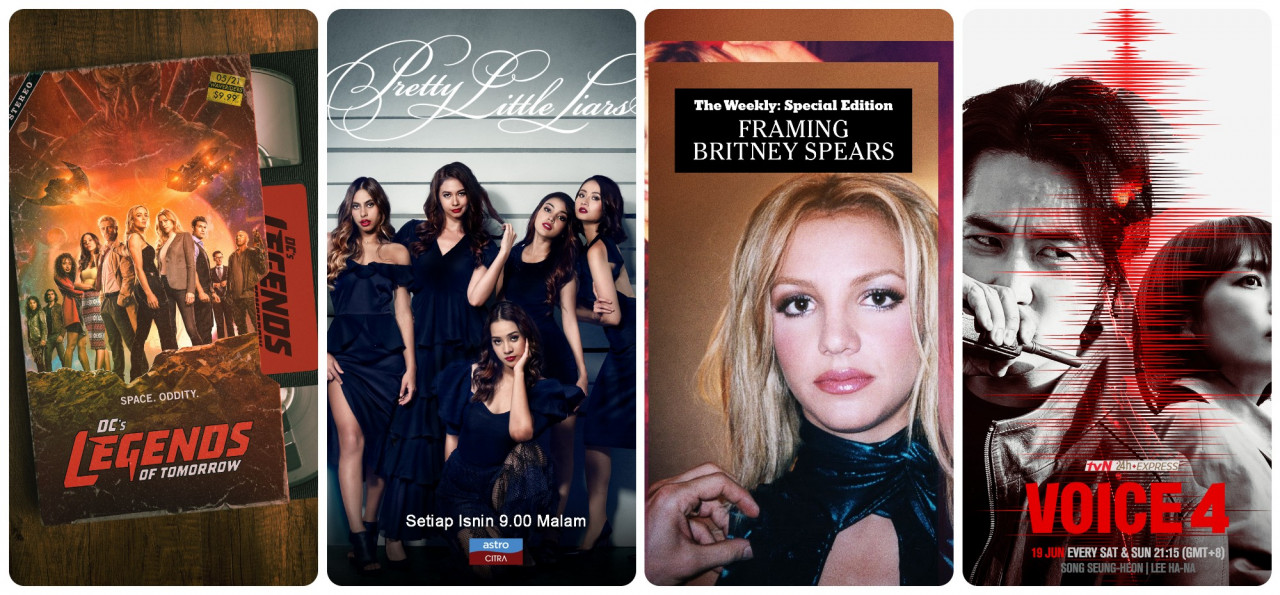 Some of the shows and movies on offer from Astro. – Pic courtesy of Astro