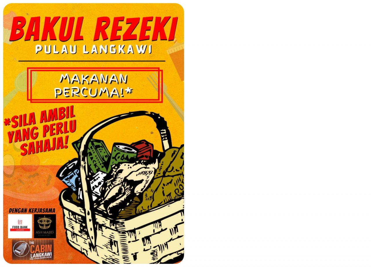 The poster issued by Food Bank Chenang. – Pic courtesy of Food Bank Chenang