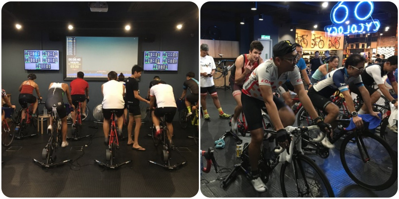 First Cycology in GLO. – Pic courtesy of Daniel Yap