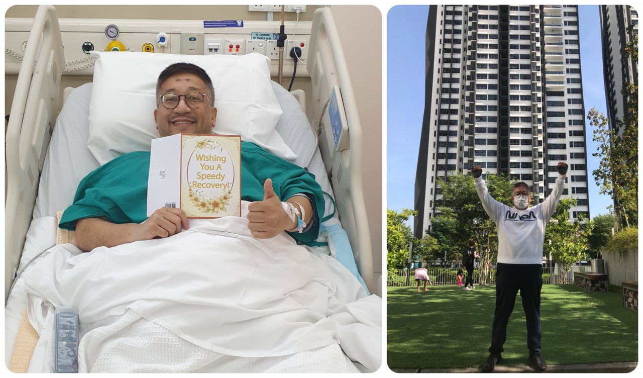 Syed Idid on the road to recovery. – Pic courtesy of Syed Mohammed Idid