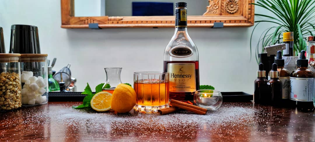 Boey Wei Kid's Emperor Old-fashioned. –  Pic courtesy of Hennessy 