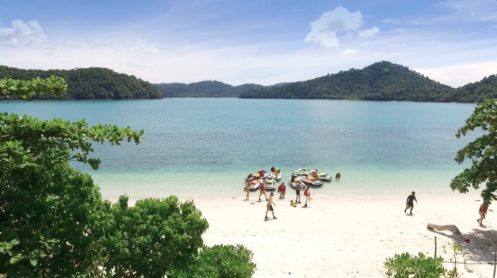 Island-hopping jet skiing around Langkawi. - Pic courtesy of Mega Water Sports 